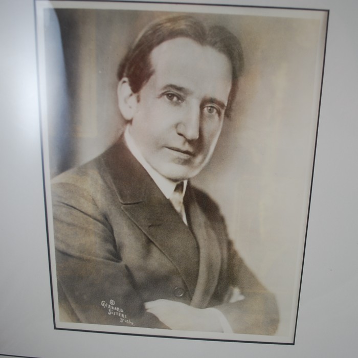 Howard Thurston autographed collage: all original material