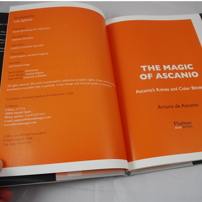 The Magic of Ascanio: Knives and Color Blindness volume 4
