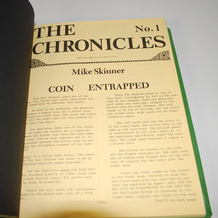 Karl Fulves Complete file of the Chronicles nicely bound and gold embossed: With C Lose up folios 11 and 12 - Image 4