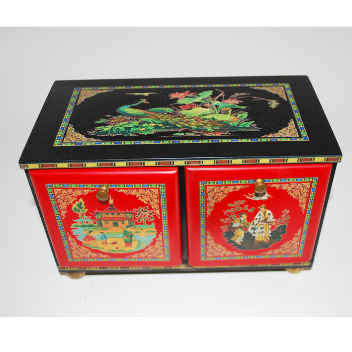 Okito/Nielsen vintage English die box: please take a look at the stunning beauty