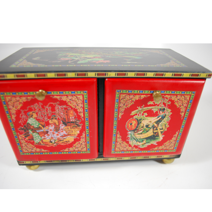 Okito/Nielsen vintage English die box: please take a look at the stunning beauty - Image 9