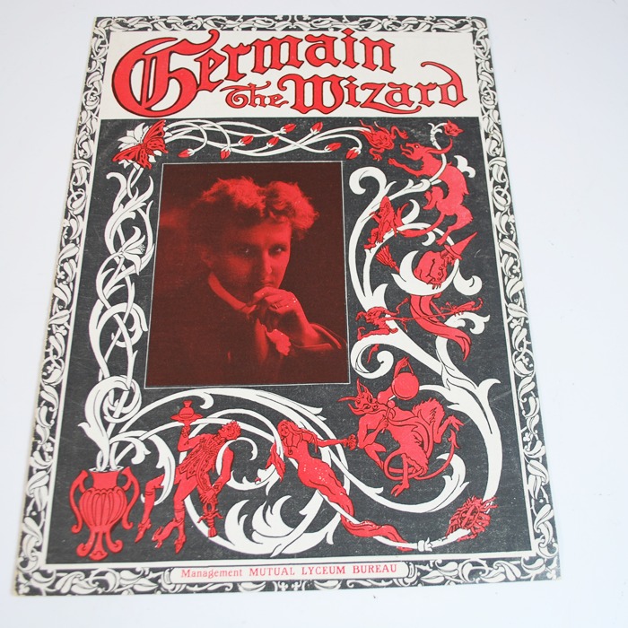 Germain the Wizard Lyceum Program: original circa 1910