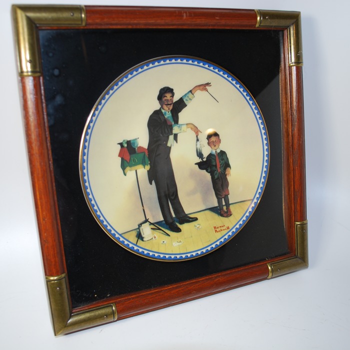 Norman Rockwell Magician Plate: 1991 - Image 2