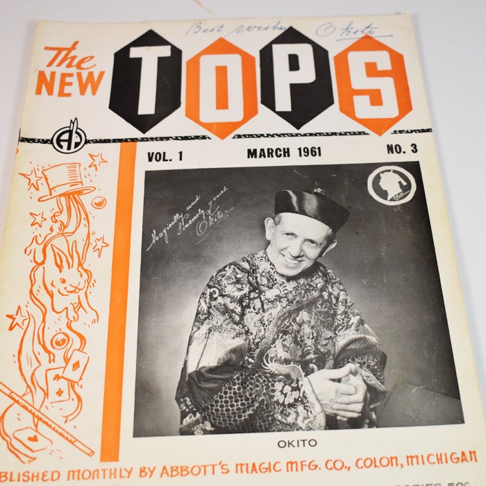 Tops Okito Issue March 1961: signed by Okito