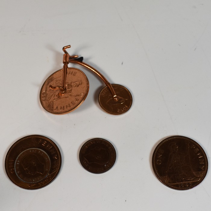 The Penny and Farthing Bicycle trick