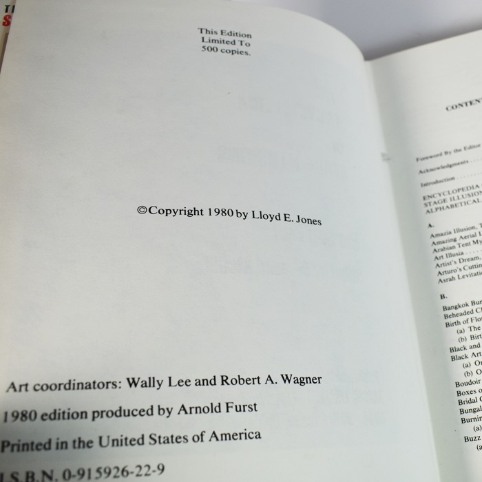The Encyclopedia of Stage Illusions by Burling Hull: scarce 1980 - Image 4