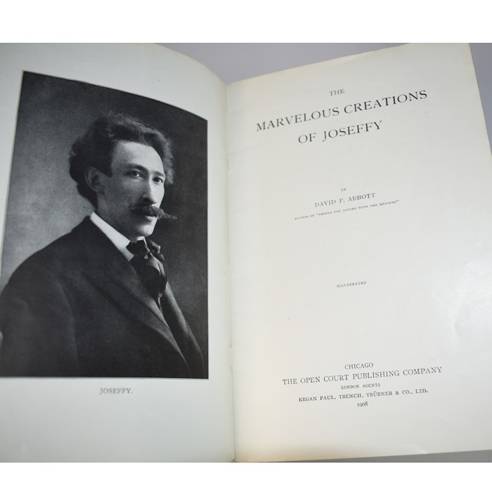 Marvelous Creations of Joseffy by David P. Abbott: 1908 scarce - Image 3