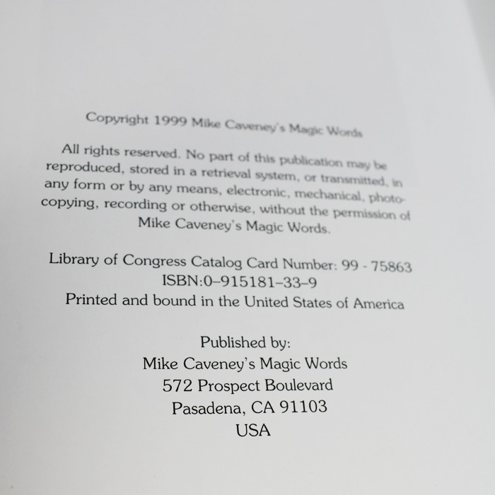 Servais Leroy Monarch of Mystery #152 of 1000: autographed by Caveney and Rauscher to Doc Mossey - Image 5