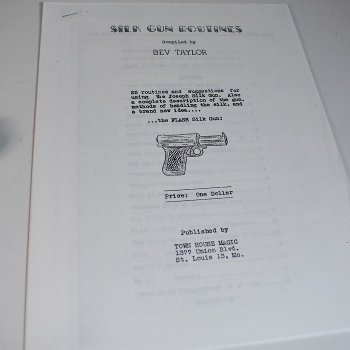 Joseph Silk Gun by Town House Magic - Image 6