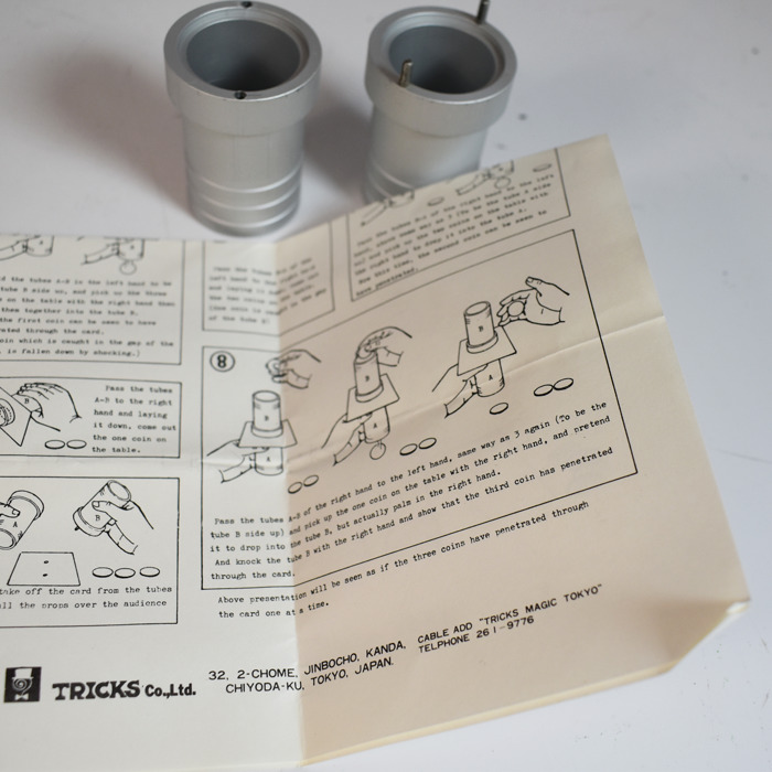 Vintage Lot of great close up effects: Walt’s Nuts, Kovari Stretched Half Dollar, Ringo by Walt Rollins, Impaled Tannen’s, Coin tube Tricks Magic - Image 5