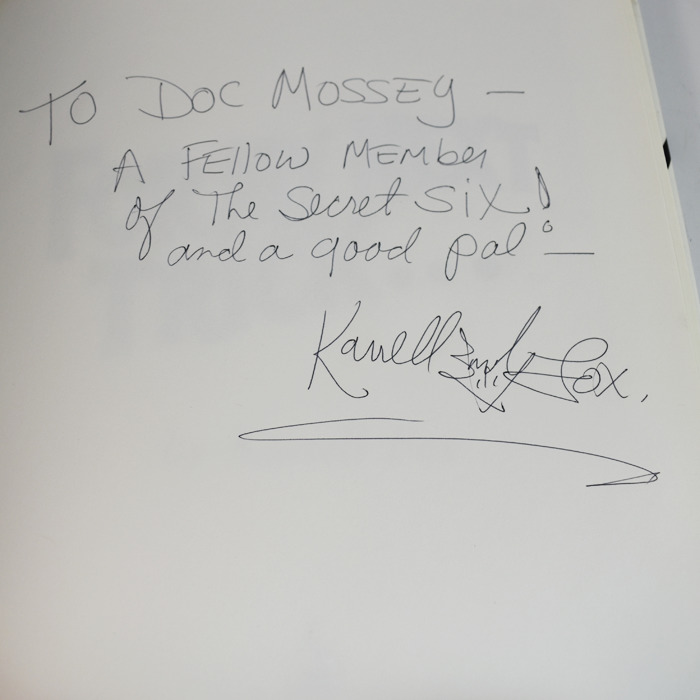 For My Next Trick: Karrell Fox autographed to Doc Mossey: 1986 - Image 2