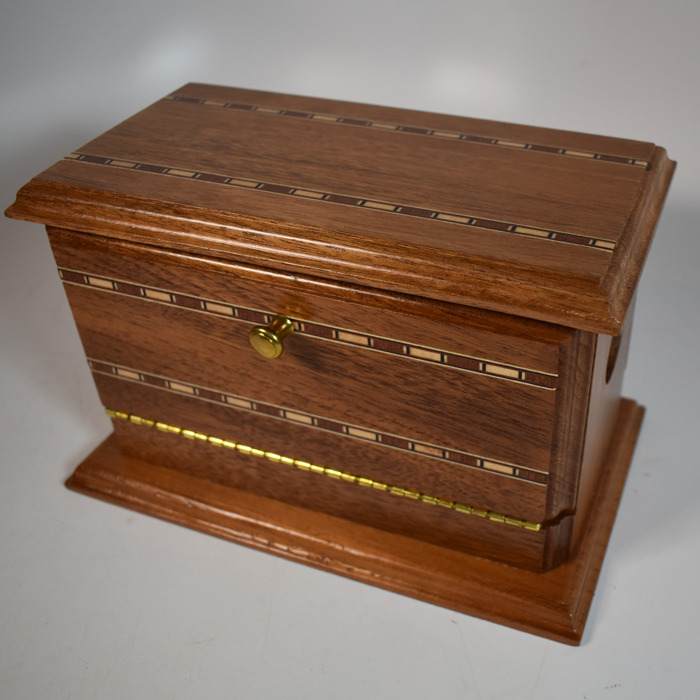 Large Silk Cabby: wood inlay - Image 2