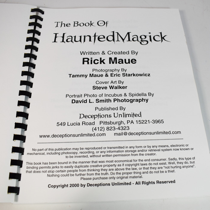 Book of Haunted Magick Rich Maue - Image 2