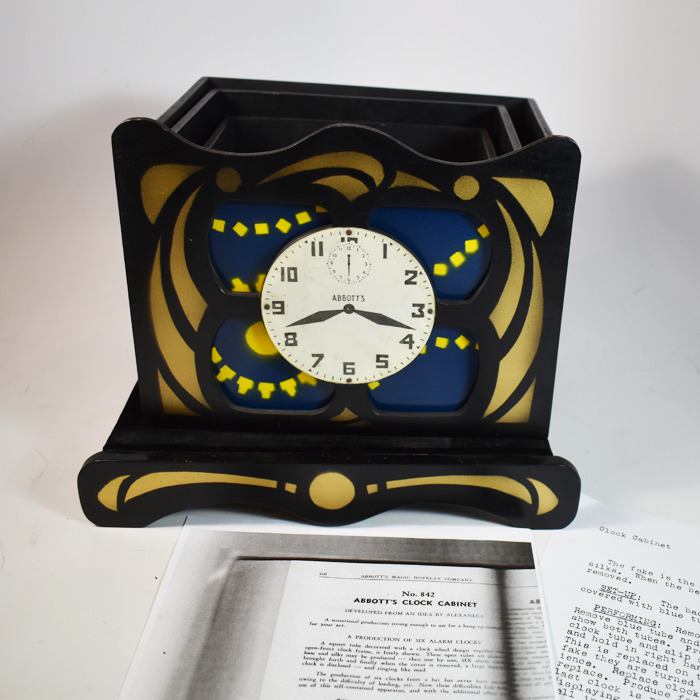 Abbot Clock Cabinet: early clockwork version circa 1940’s - Image 2