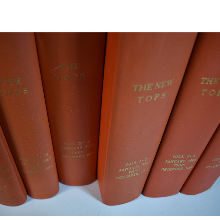 Tops And New Tops Bound Magazines: Tops Vol. 1 #1 Jan. 1936 through Volume 22 #3 March of 1957 and New Tops Volume 1#1 1961 through #6 1966 with several loose issues - Image 4
