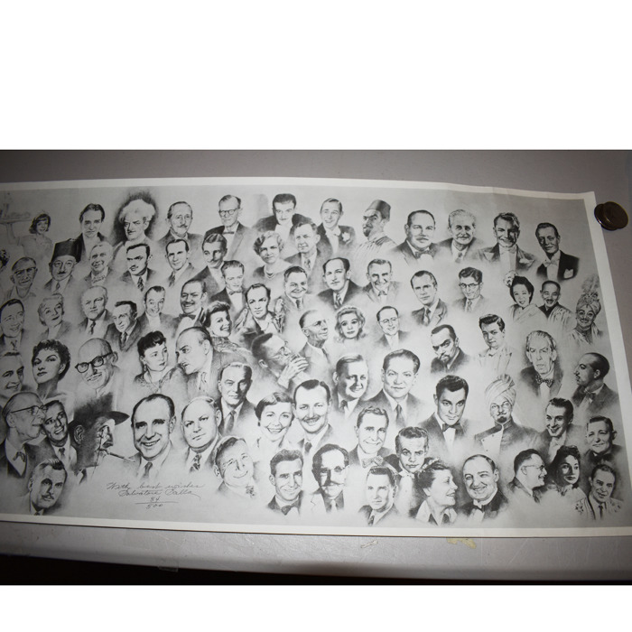 Chicago Magicians Roundtable Print by Salvatore Salla with original mailing tube - Image 3