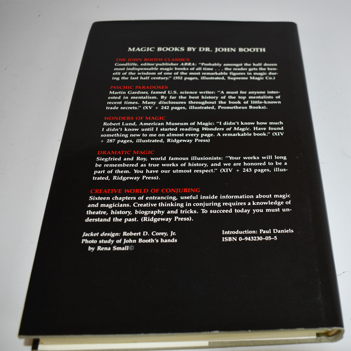 Creative World of Conjuring John Booth: 1990 with critical Busby Letter - Image 2