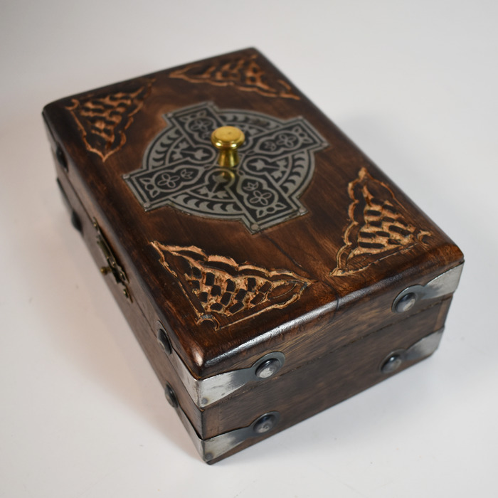 Viking Deluxe Locking Celtic Card Box | Magic Collectibles