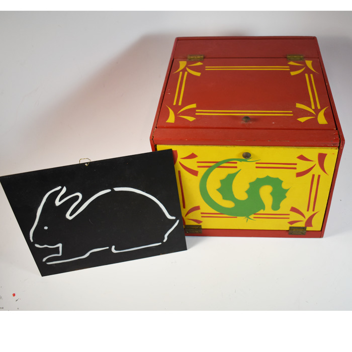 Vintage Townhouse Bunny Box