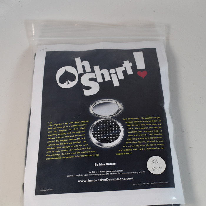 Oh Shirt! Max Krause: your t-shirt reveals their card choice!