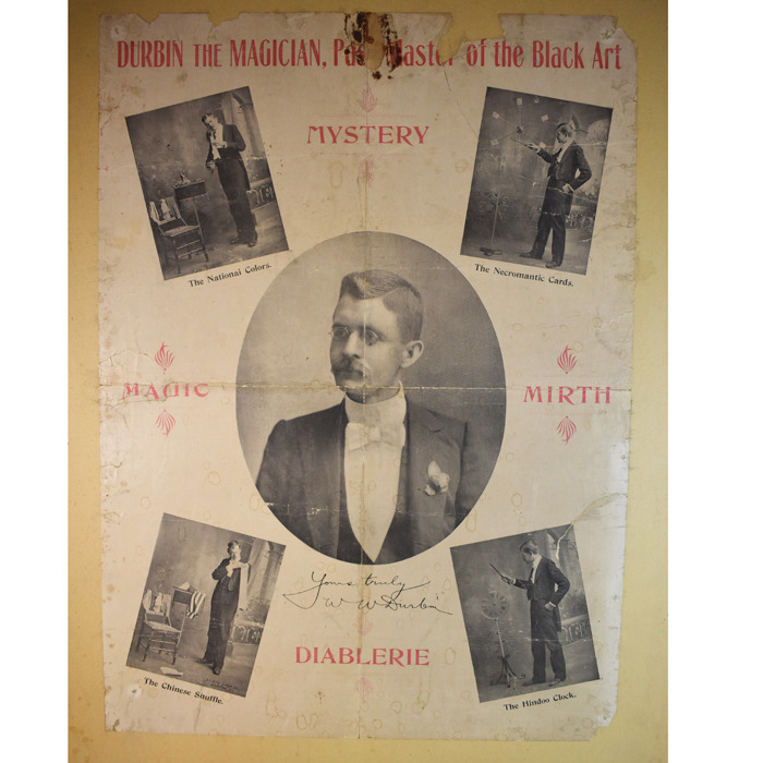 WW Durbin Magic Poster circa 1895: rare - Image 5