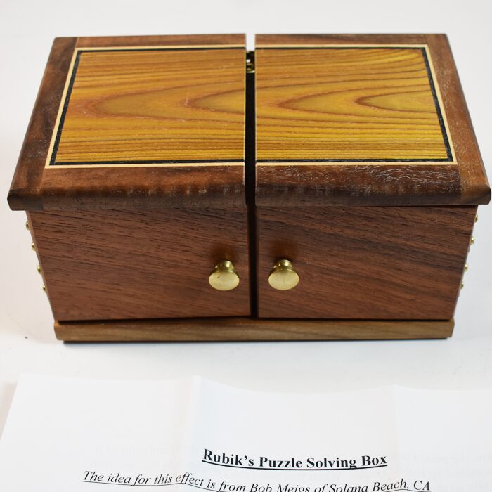 Rubik's Puzzle Solving Box By Mel Babcock: made in limited