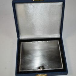 The Collector's Card Box Thin Model Brass Nickel Plated