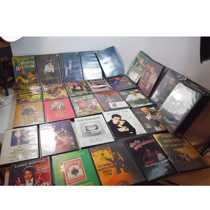40 DVD's from all branches of magic | Magic Collectibles