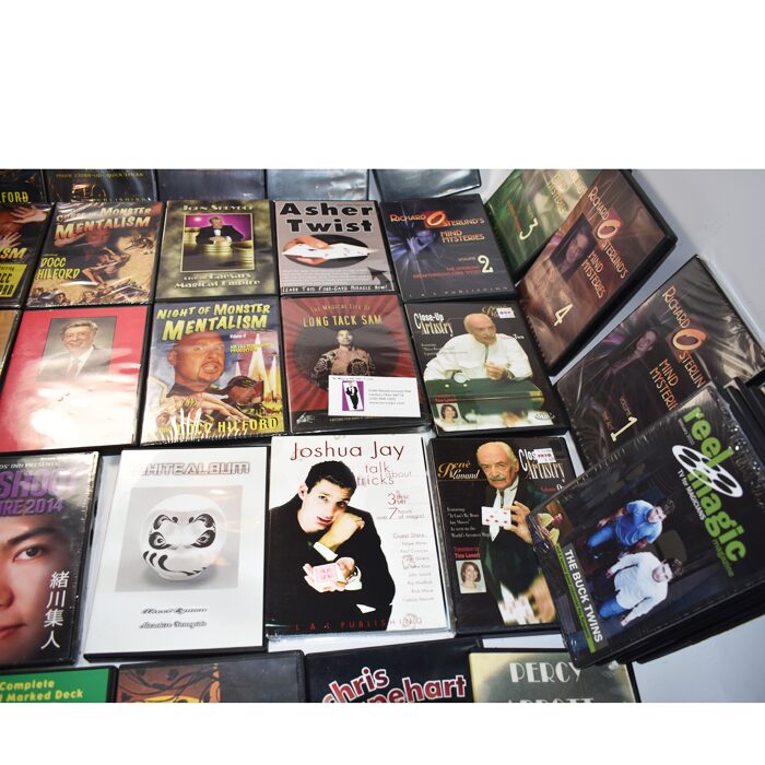 40 DVD's from all branches of magic | Magic Collectibles