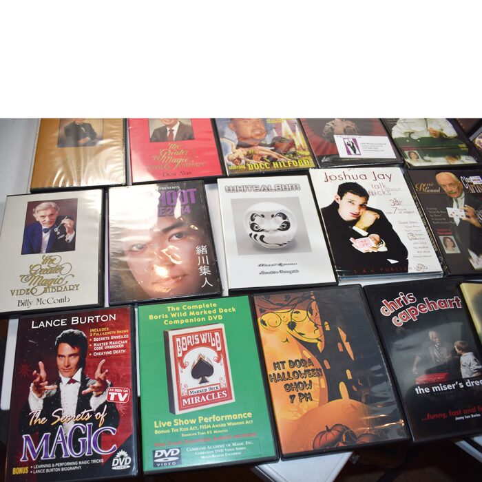 40 DVD's from all branches of magic | Magic Collectibles