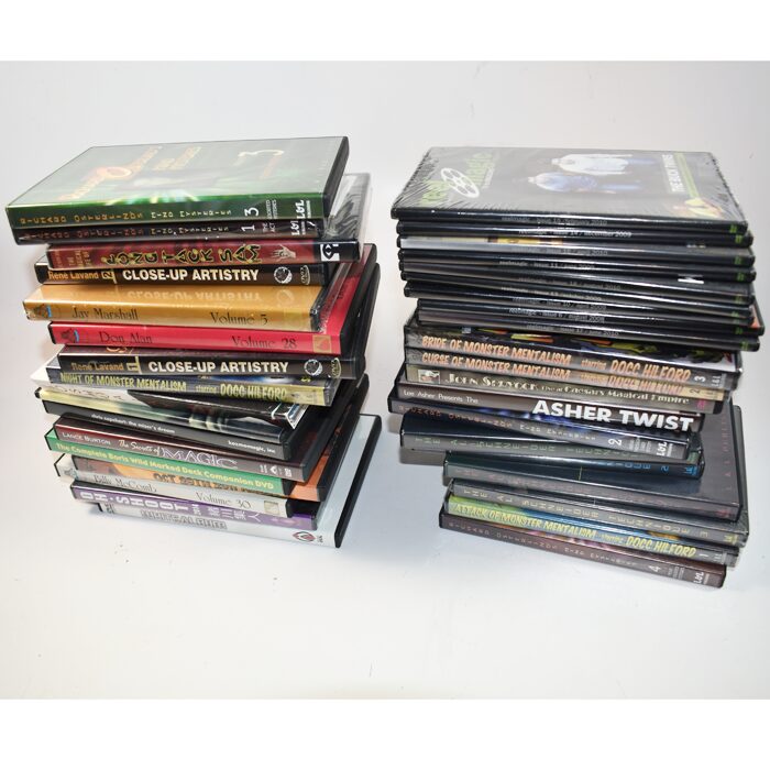 40 DVD's from all branches of magic | Magic Collectibles
