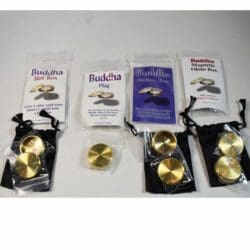 Buddha Brass 4 Box Set from Chazpro Magic: Magnetic Okito Box, Plug Box, Slot Box and Boston Box
