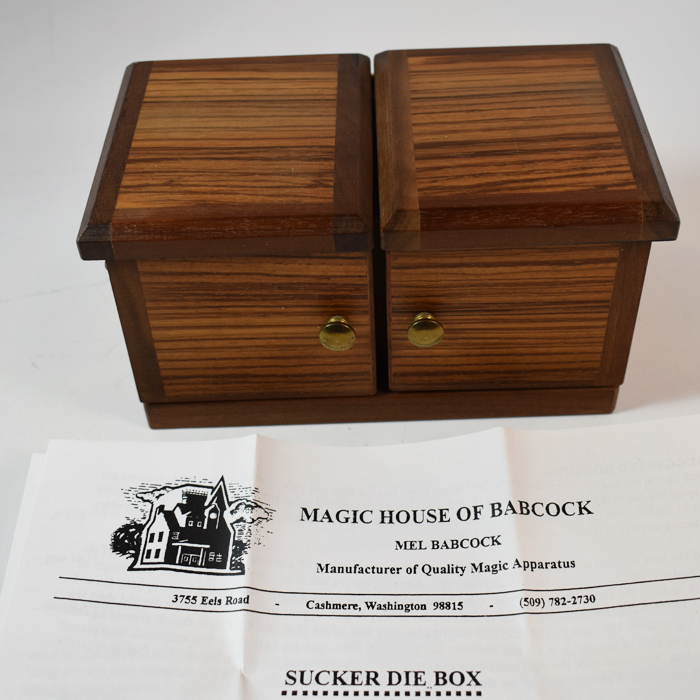 Babcock Rubik's Cube Sucker Die Box: Exotic wood - Image 2