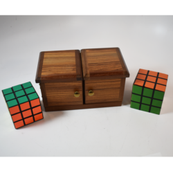 Babcock Rubik's Cube Sucker Die Box: Exotic wood
