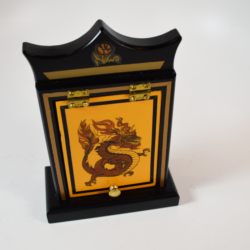 Babcock Fancy Oriental Card Appearance Frame: black/gold/yellow