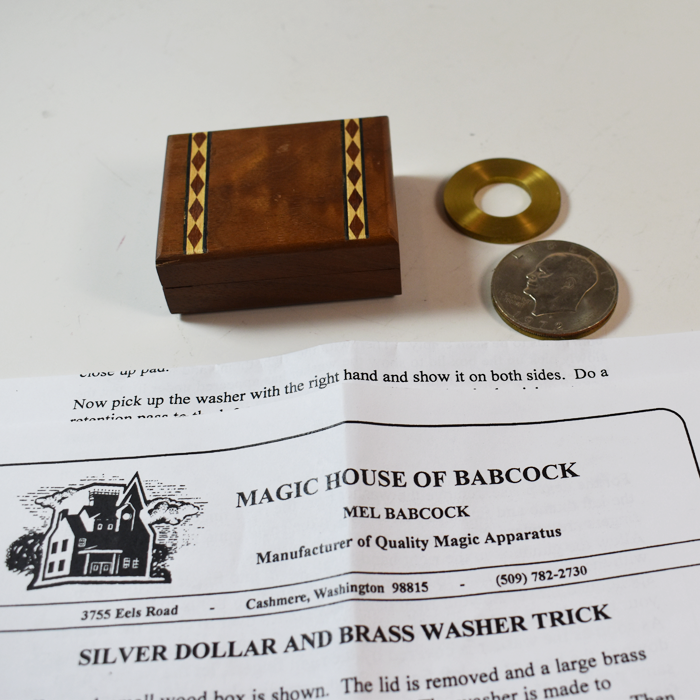 Silver Dollar Brass Washer Trick from Mel Babcock: beautiful inlay - Image 3