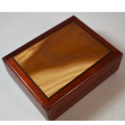 Mel Babcock Magnetic Card Box: exotic woods: simply stunning!