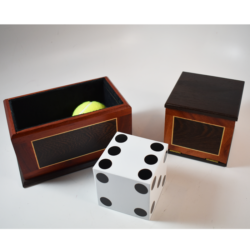 The (Okito) Large Flying Die by Mel Babcock: exotic woods and brand new!