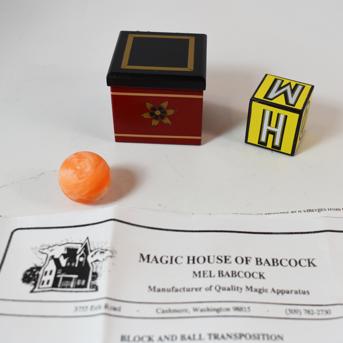 Babcock Mini Block and Ball Transposition: Micro magic (red painted) - Image 3