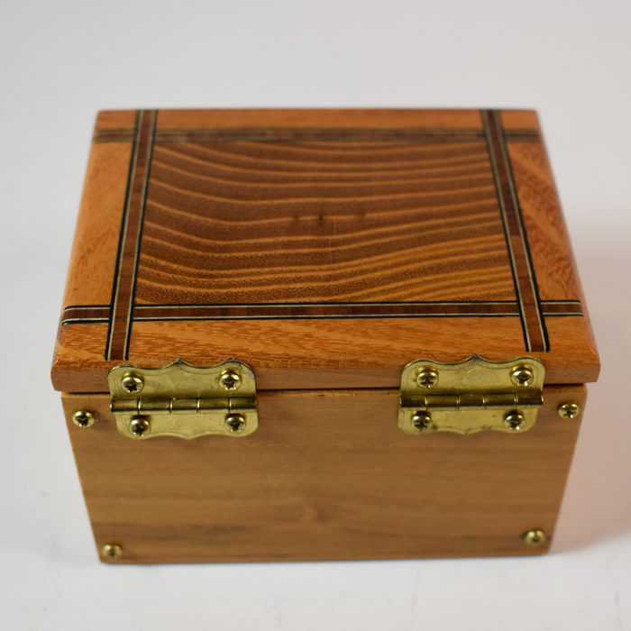 Babcock Watch Box: exotic woods and fancy wood inlay - Image 2