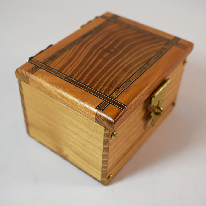 Babcock Watch Box: exotic woods and fancy wood inlay - Image 3