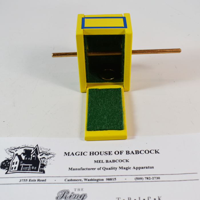 Mel Babcock Ring and Box: yellow painted version - Image 2