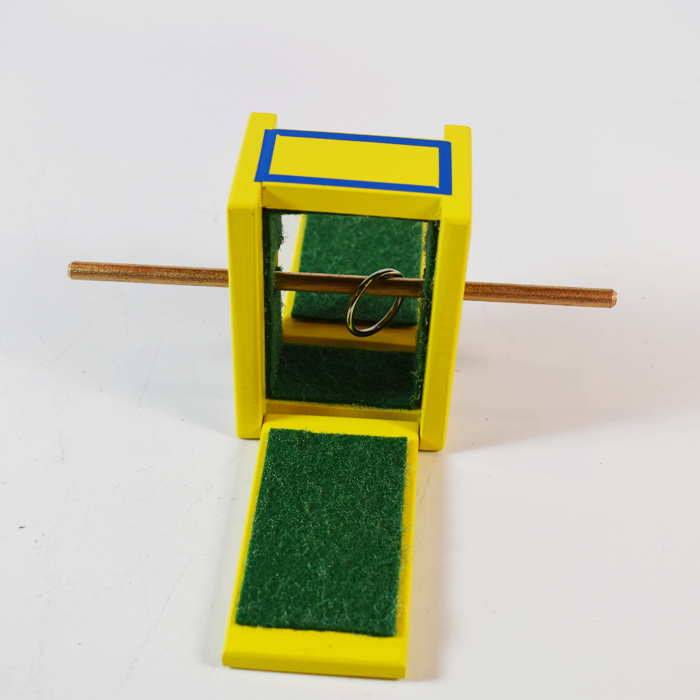 Mel Babcock Ring and Box: yellow painted version - Image 3