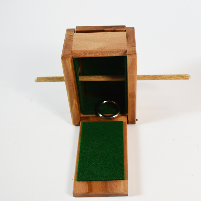Mel Babcock Ring and Box: natural wood version - Image 2