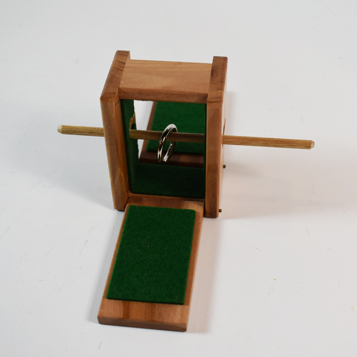 Mel Babcock Ring and Box: natural wood version - Image 3
