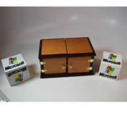 The Bill Gates Die Box by Mel Babcock: Mel's rarest Die Box Creation: only 3 made