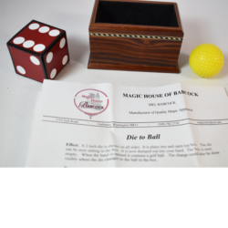Babcock Die to Ball: exotic Rosemary Wood. scarce:  first one we have offered!