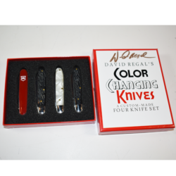 David Regal Color Changing Knives: New in Box and signed by Regal