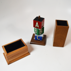 Babcock Miniature ABC Block and Flap Box Combination