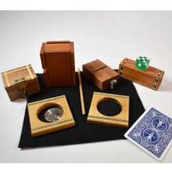 Babcock's Mini Die Tunnel, Coin Vanish, Block-Bolt and Coin Penetration, Lippincott Box and Ring and Box trick